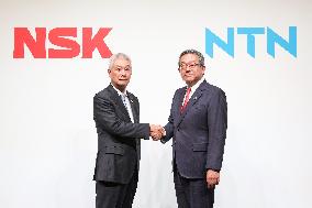 Press Conference on the Management Integration of NSK and NTN